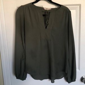 Olive green blouse